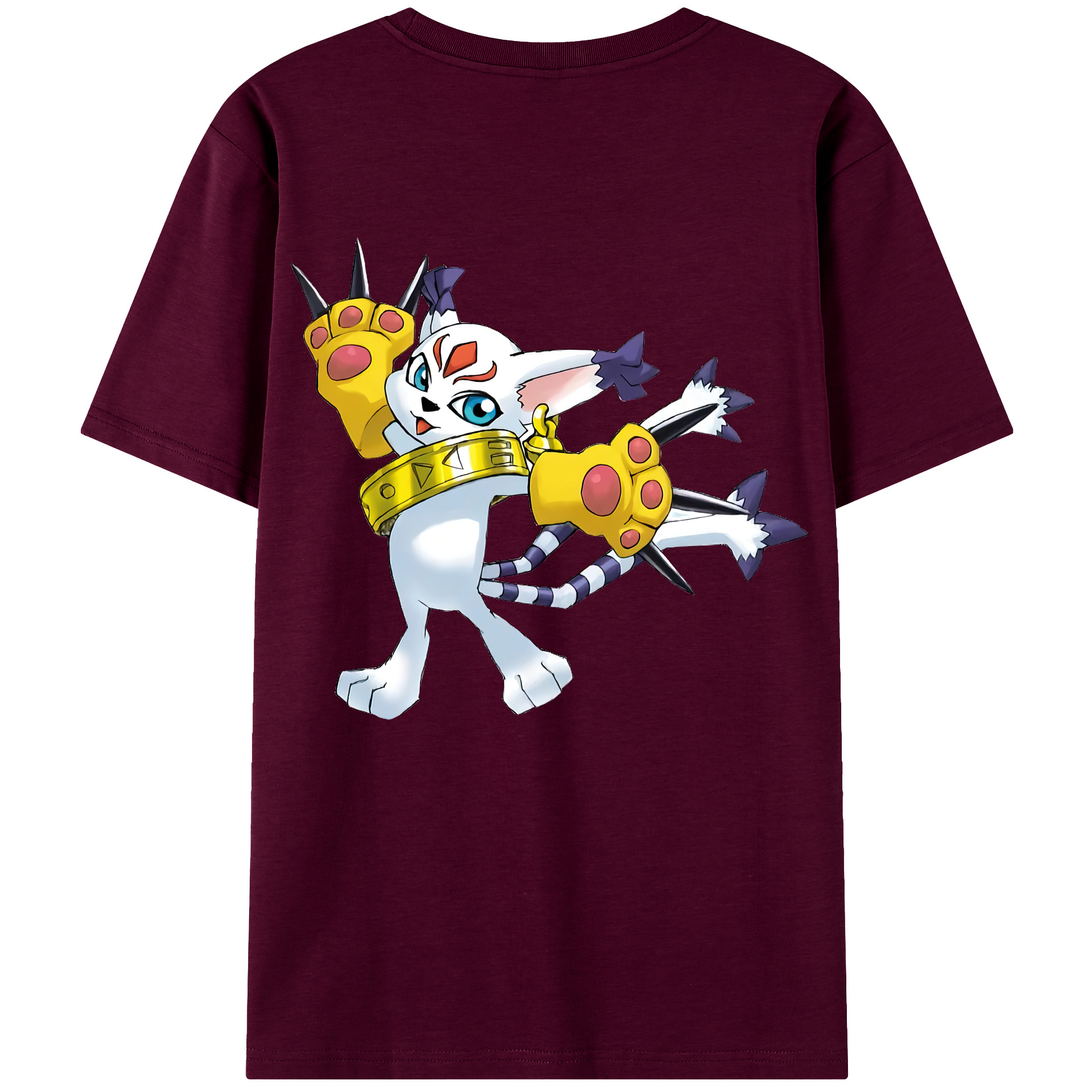 （画像用） Digimon デジタルモンスター/デジモン レディース半袖Tシャツ(バックプリント)